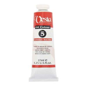 وستا رنگ روغن37میل کدcadmium red hue 5