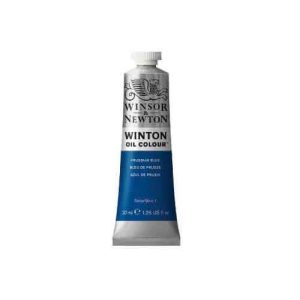 رنگ روغن وینزور اند نیوتون مدل PRUSSIAN BLUE 33 حجم ۳۷ میلی لیتر