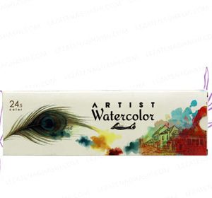 آبرنگ ۲۴ رنگ آقامیری آرتیست